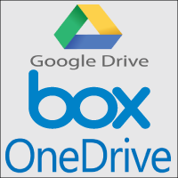 Secure Cloud Storage Solutions for Business - Google Drive, Microsoft OneDrive and Box.