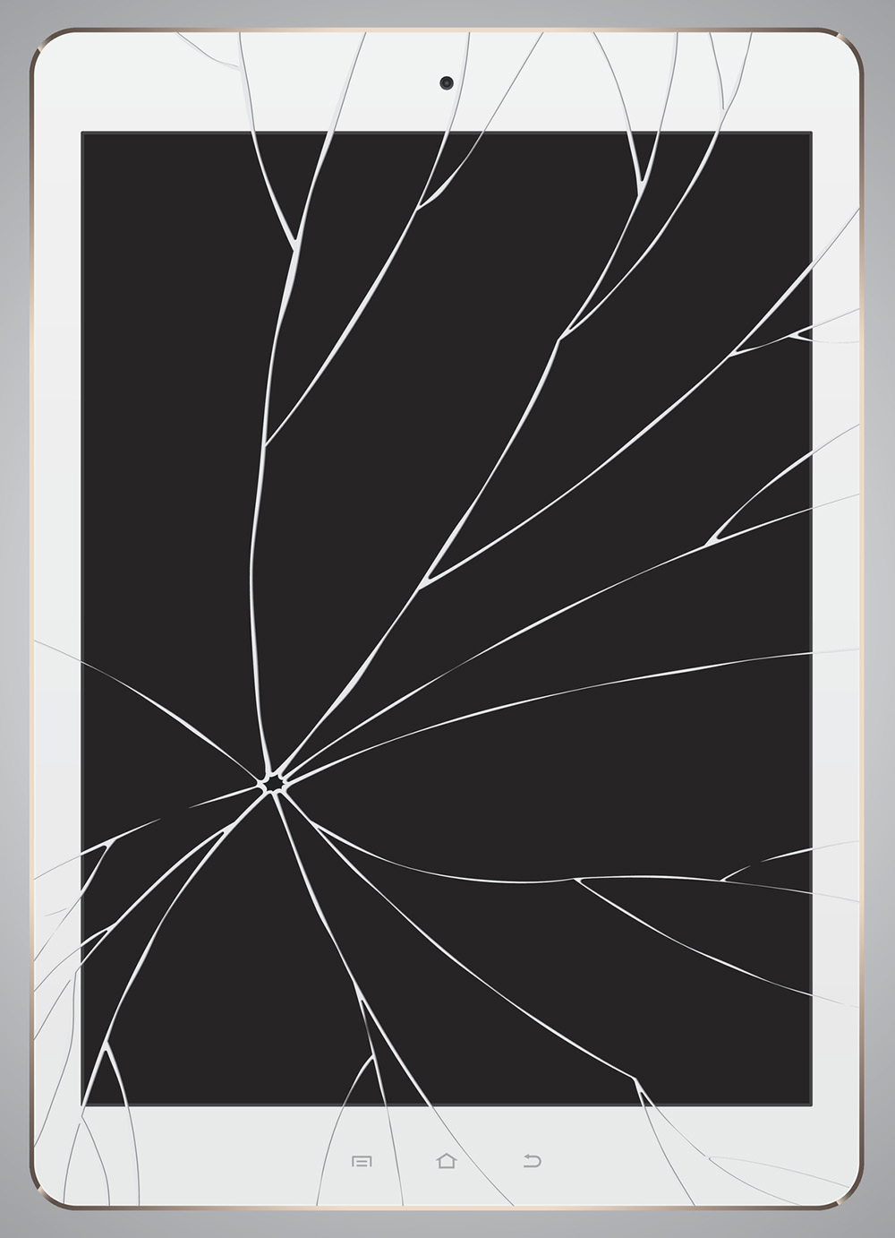 iPad with Broken Screen